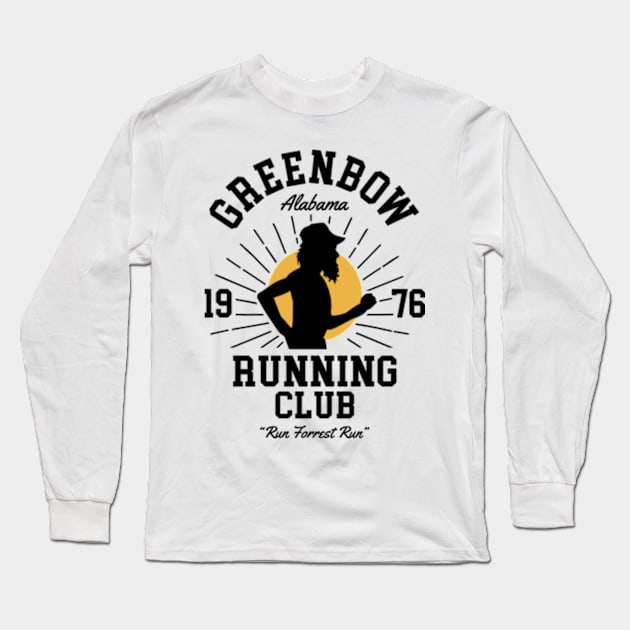 Greenbow Alabama Running Club Long Sleeve T-Shirt by Three Meat Curry